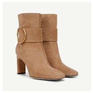 NWT Sarto Flexa Elia Ankle Bootie, Size 7, Tuscan Taupe Suede